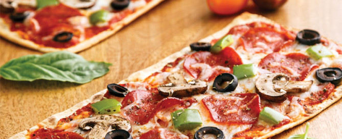 Perfect Portion Supreme Flatbread Pizza