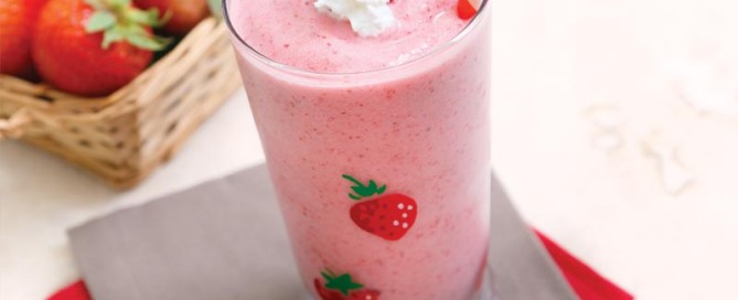Perfect Portion Skinny Strawberry Milkshake