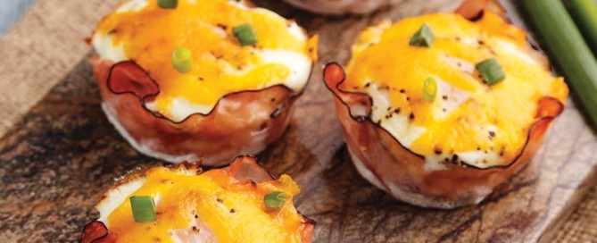 Perfect Portion Baked Ham & Egg Cups