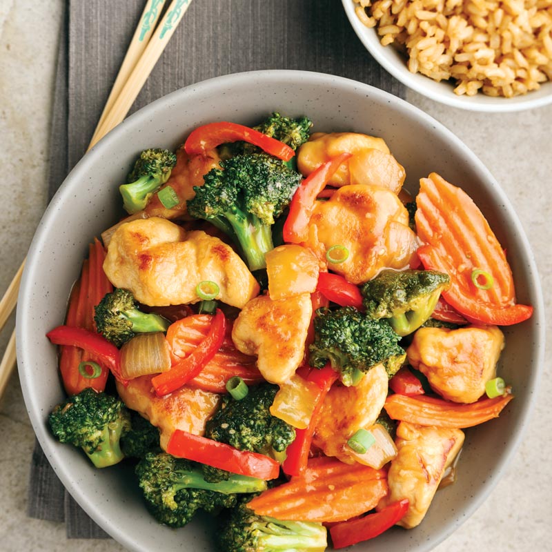 Perfect Portion Chicken & Vegetable Stir-Fry