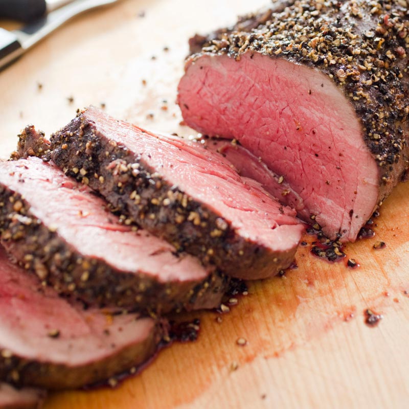 Perfect Portion Rosemary Roasted Beef Tenderloin