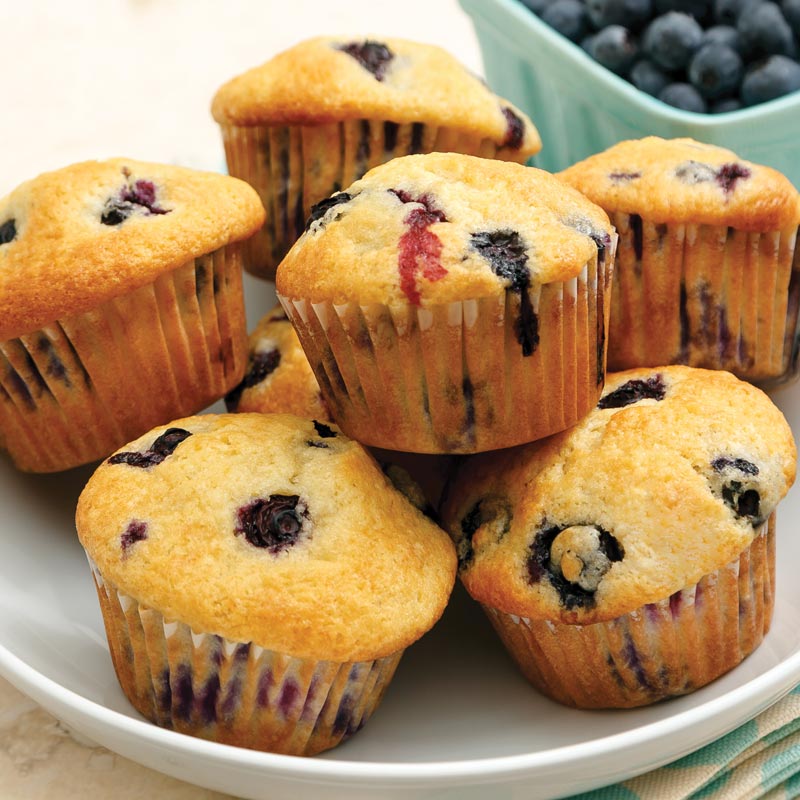 Perfect Portion Blueberry Muffins