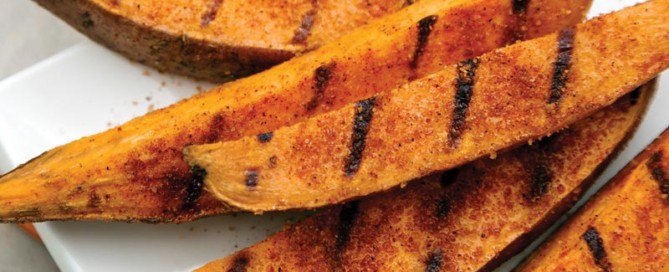 Perfect Portion Grilled Sweet Potato Wedges