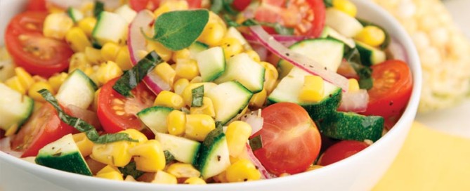 Perfect Portion Summer Vegetable Salad