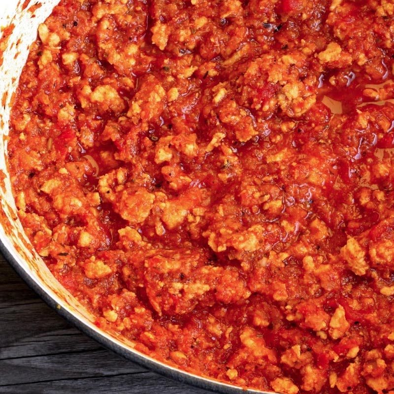 Perfect Portion Ground Turkey Bolognese