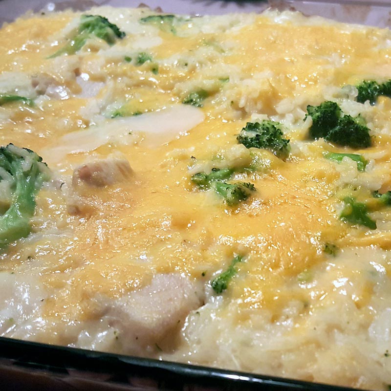 Perfect Portion Chicken, Broccoli & Rice Casserole