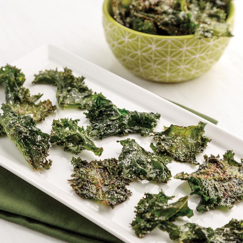 Perfect Portion Crispy Kale Chips