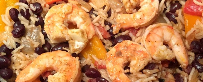Perfect Portion Tex Mex Shrimp and Rice Bowl